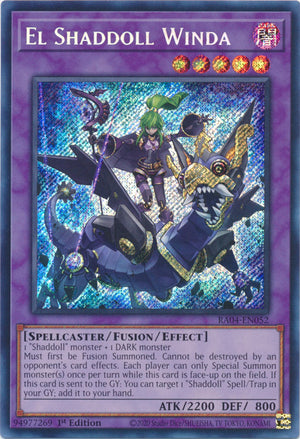 Yugioh - El Shaddoll Winda *Select Rarity* RA04-EN052 (NM)