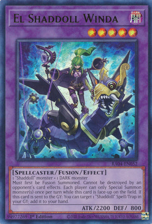 Yugioh - El Shaddoll Winda *Select Rarity* RA04-EN052 (NM)