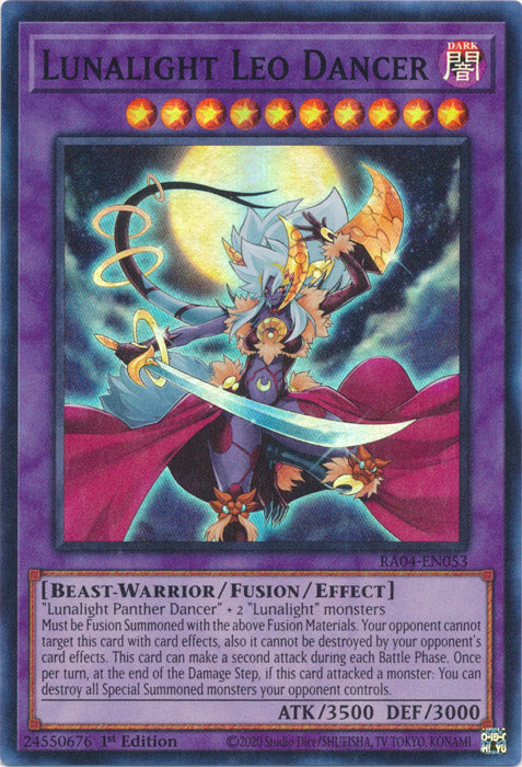 Yugioh - Lunalight Leo Dancer *Select Rarity* RA04-EN053 (NM)