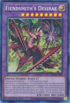 Yugioh - Fiendsmith’s Desirae *Select Rarity* RA04-EN056 (NM)