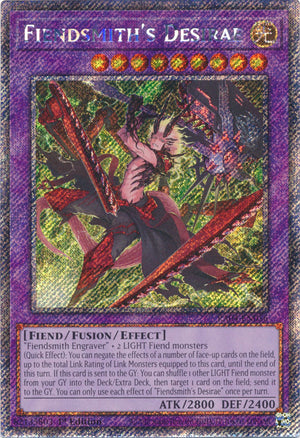 Yugioh - Fiendsmith’s Desirae *Select Rarity* RA04-EN056 (NM)