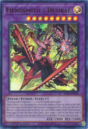 Yugioh - Fiendsmith’s Desirae *Select Rarity* RA04-EN056 (NM)