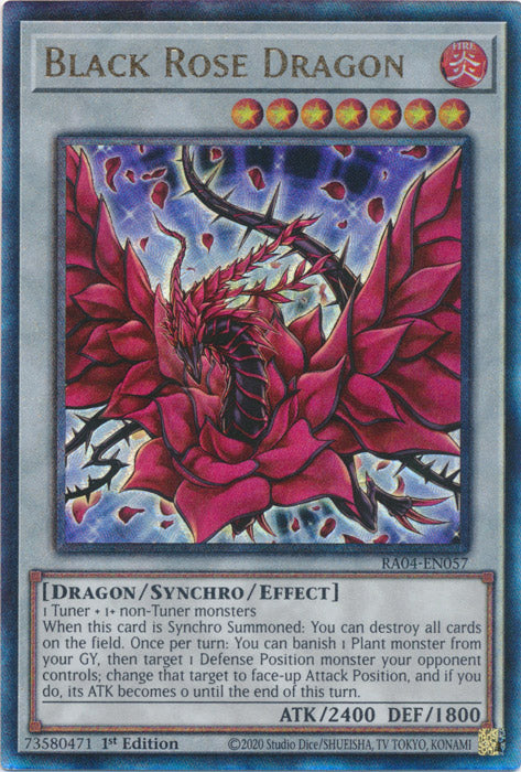 Yugioh - Black Rose Dragon *Select Rarity* RA04-EN057 (NM)