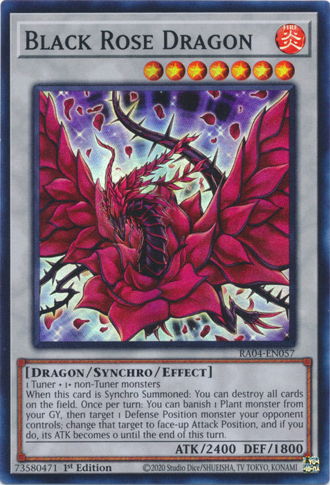 Yugioh - Black Rose Dragon *Select Rarity* RA04-EN057 (NM)