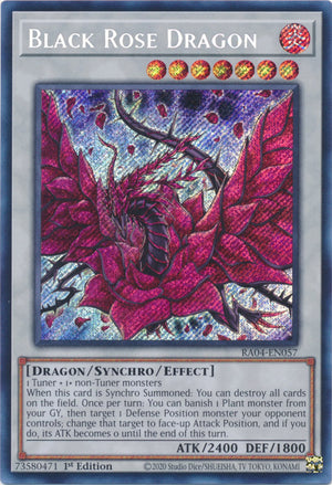 Yugioh - Black Rose Dragon *Select Rarity* RA04-EN057 (NM)