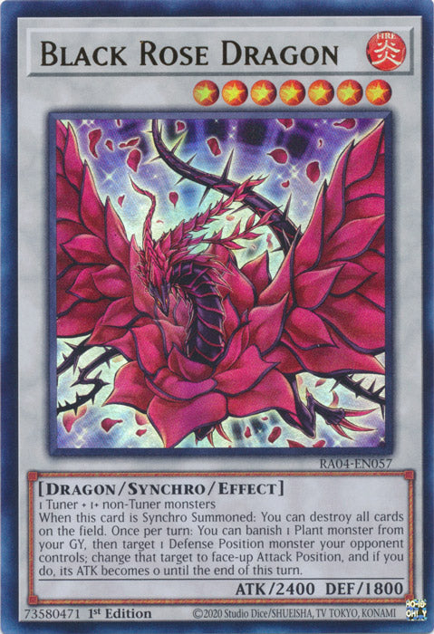 Yugioh - Black Rose Dragon *Select Rarity* RA04-EN057 (NM)