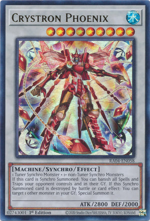 Yugioh - Crystron Phoenix *Select Rarity* RA04-EN058 (NM)