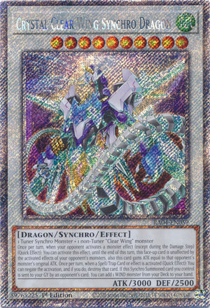 Yugioh - Crystal Clear Wing Synchro Dragon *Select Rarity* RA04-EN059 (NM)