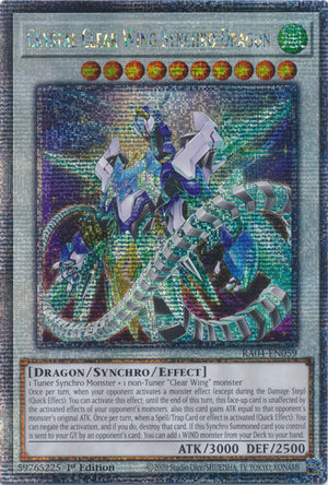Yugioh - Crystal Clear Wing Synchro Dragon *Select Rarity* RA04-EN059 (NM)