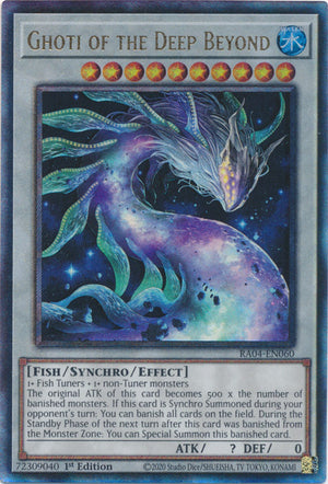 Yugioh -	Ghoti of the Deep Beyond *Select Rarity* RA04-EN060 (NM)