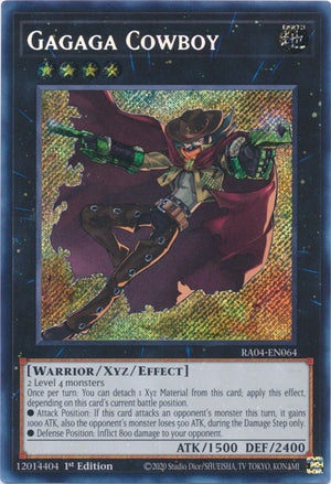 Yugioh -	Gagaga Cowboy *Select Rarity* RA04-EN064 (NM)