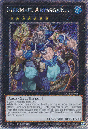 Yugioh -	Mermail Abyssgaios *Select Rarity* RA04-EN065 (NM)