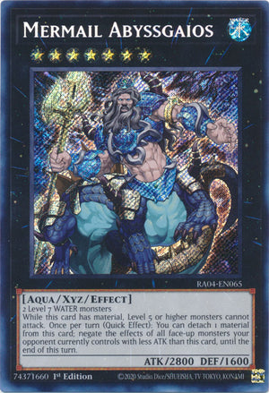 Yugioh -	Mermail Abyssgaios *Select Rarity* RA04-EN065 (NM)