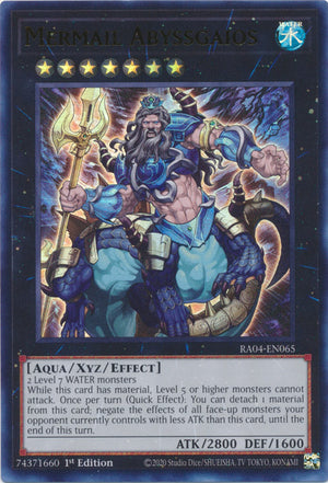 Yugioh -	Mermail Abyssgaios *Select Rarity* RA04-EN065 (NM)