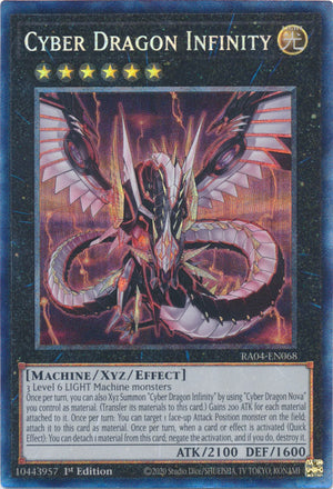 Yugioh -	Cyber Dragon Infinity *Select Rarity* RA04-EN068 (NM)