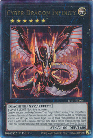 Yugioh -	Cyber Dragon Infinity *Select Rarity* RA04-EN068 (NM)
