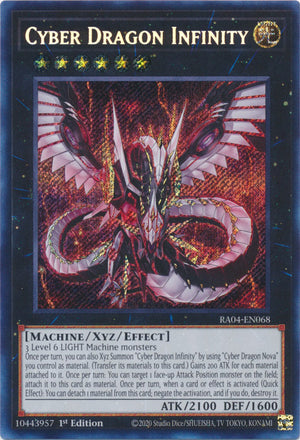 Yugioh -	Cyber Dragon Infinity *Select Rarity* RA04-EN068 (NM)