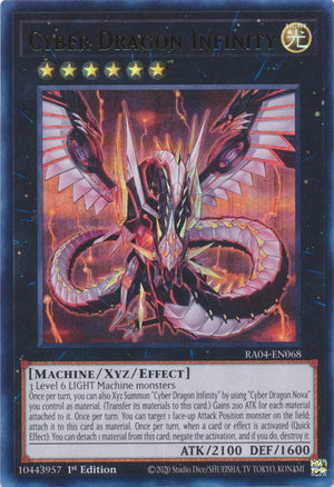 Yugioh -	Cyber Dragon Infinity *Select Rarity* RA04-EN068 (NM)