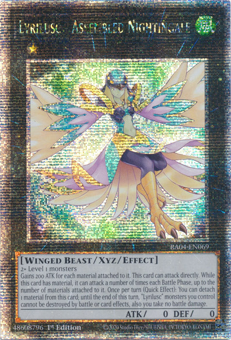 Yugioh -	Lyrilusc – Assembled Nightingale *Select Rarity* RA04-EN069 (NM)