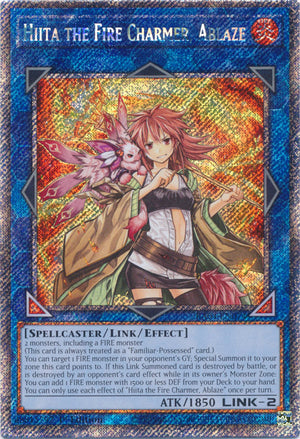 Yugioh - Hiita the Fire Charmer, Ablaze *Select Rarity* RA04-EN074 (NM)