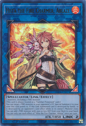 Yugioh - Hiita the Fire Charmer, Ablaze *Select Rarity* RA04-EN074 (NM)