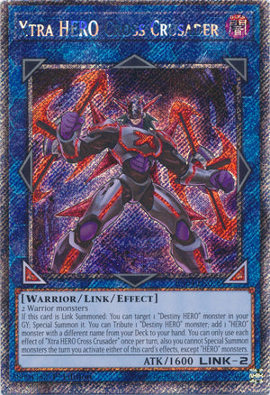 Yugioh - Xtra HERO Cross Crusader *Select Rarity* RA04-EN076 (NM)