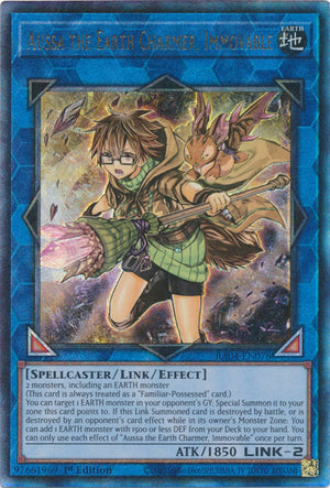 Yugioh -	Aussa the Earth Charmer, Immovable *Select Rarity* RA04-EN078 (NM)