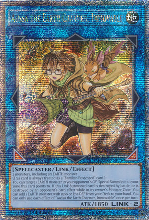 Yugioh -	Aussa the Earth Charmer, Immovable *Select Rarity* RA04-EN078 (NM)