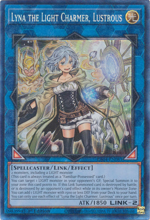 Yugioh - Lyna the Light Charmer, Lustrous *Select Rarity* RA04-EN081 (NM)