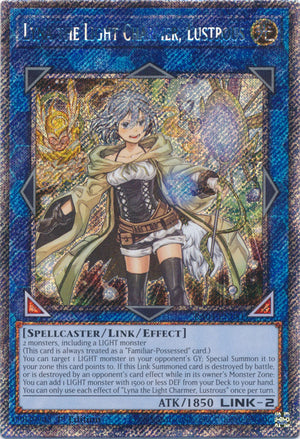 Yugioh - Lyna the Light Charmer, Lustrous *Select Rarity* RA04-EN081 (NM)