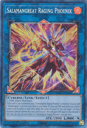 Yugioh -	Salamangreat Raging Phoenix *Select Rarity* RA04-EN083 (NM)