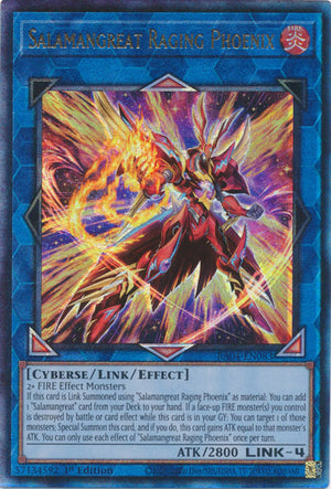 Yugioh -	Salamangreat Raging Phoenix *Select Rarity* RA04-EN083 (NM)