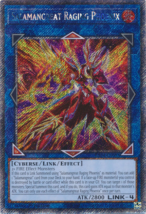 Yugioh -	Salamangreat Raging Phoenix *Select Rarity* RA04-EN083 (NM)