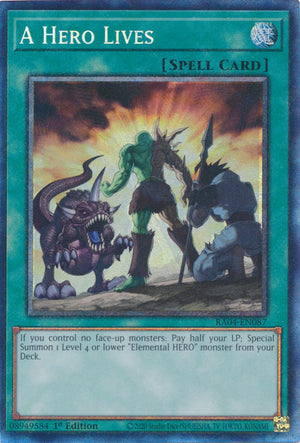 Yugioh -	A Hero Lives *Select Rarity* RA04-EN087 (NM)