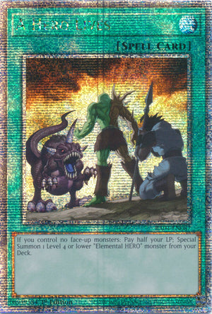 Yugioh -	A Hero Lives *Select Rarity* RA04-EN087 (NM)