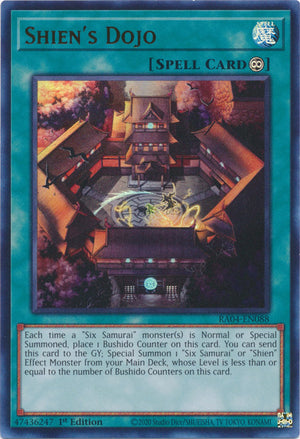 Yugioh -	Shien’s Dojo *Select Rarity* RA04-EN088 (NM)