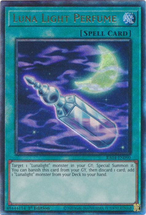 Yugioh -	Luna Light Perfume *Select Rarity* RA04-EN090 (NM)