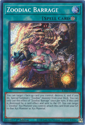 Yugioh -	Zoodiac Barrage *Select Rarity* RA04-EN091 (NM)