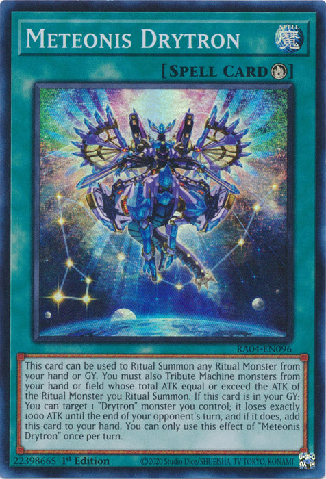 Yugioh -	Meteonis Drytron *Select Rarity* RA04-EN096 (NM)