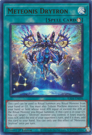 Yugioh -	Meteonis Drytron *Select Rarity* RA04-EN096 (NM)