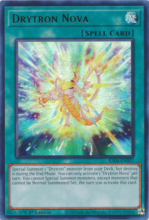Yugioh -	Drytron Nova *Select Rarity* RA04-EN097 (NM)