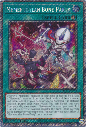 Yugioh -	Mementotlan Bone Party *Select Rarity* RA04-EN099 (NM)