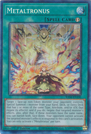Yugioh -	Metaltronus *Select Rarity* RA04-EN100 (NM)