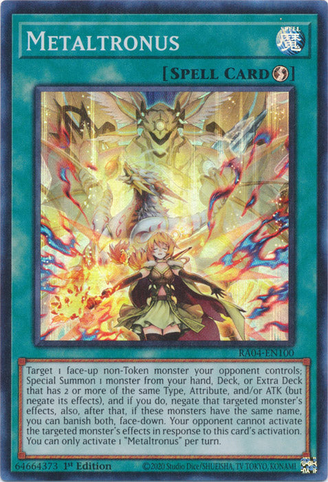 Yugioh -	Metaltronus *Select Rarity* RA04-EN100 (NM)