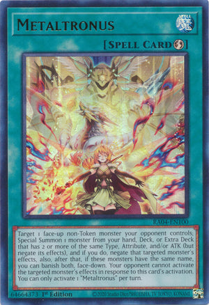 Yugioh -	Metaltronus *Select Rarity* RA04-EN100 (NM)