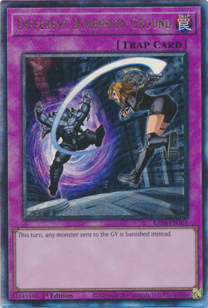 Yugioh -	Different Dimension Ground *Select Rarity* RA04-EN101 (NM)