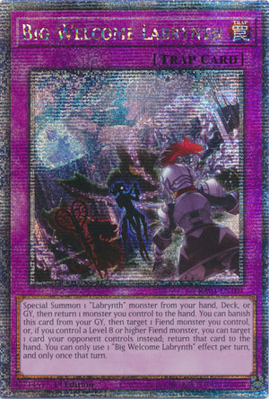 Yugioh - Big Welcome Labrynth *Select Rarity* RA04-EN104 (NM)