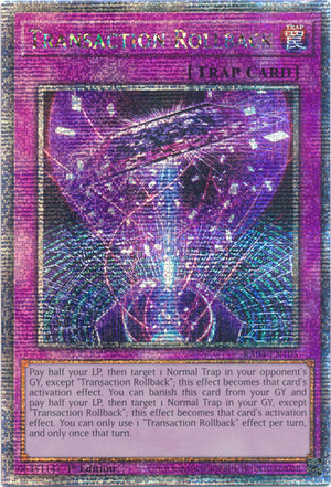 Yugioh -	Transaction Rollback *Select Rarity* RA04-EN105 (NM)