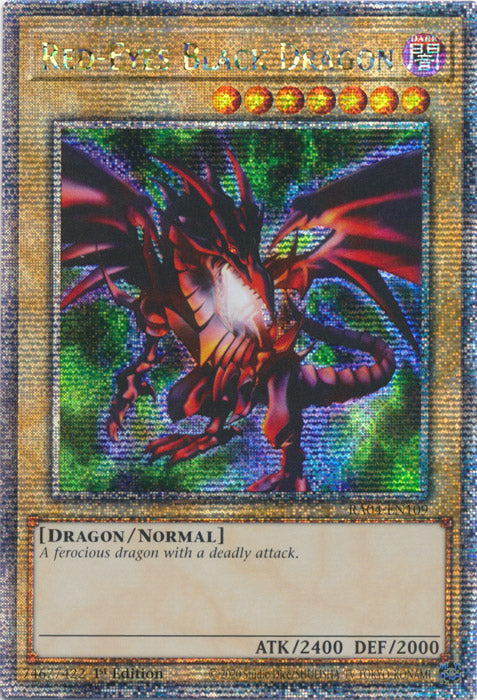 Yugioh - Red-Eyes Black Dragon (PCJ Art) *Select Rarity* RA04-EN109 (NM)