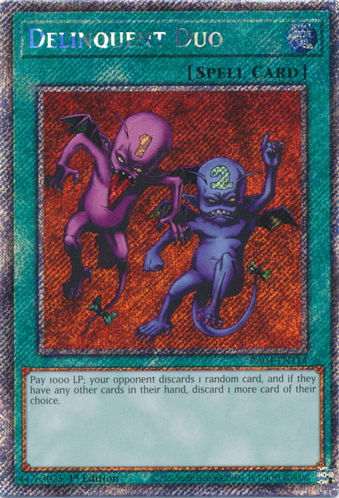 Yugioh - Delinquent Duo *Select Rarity* RA04-EN114 (NM)